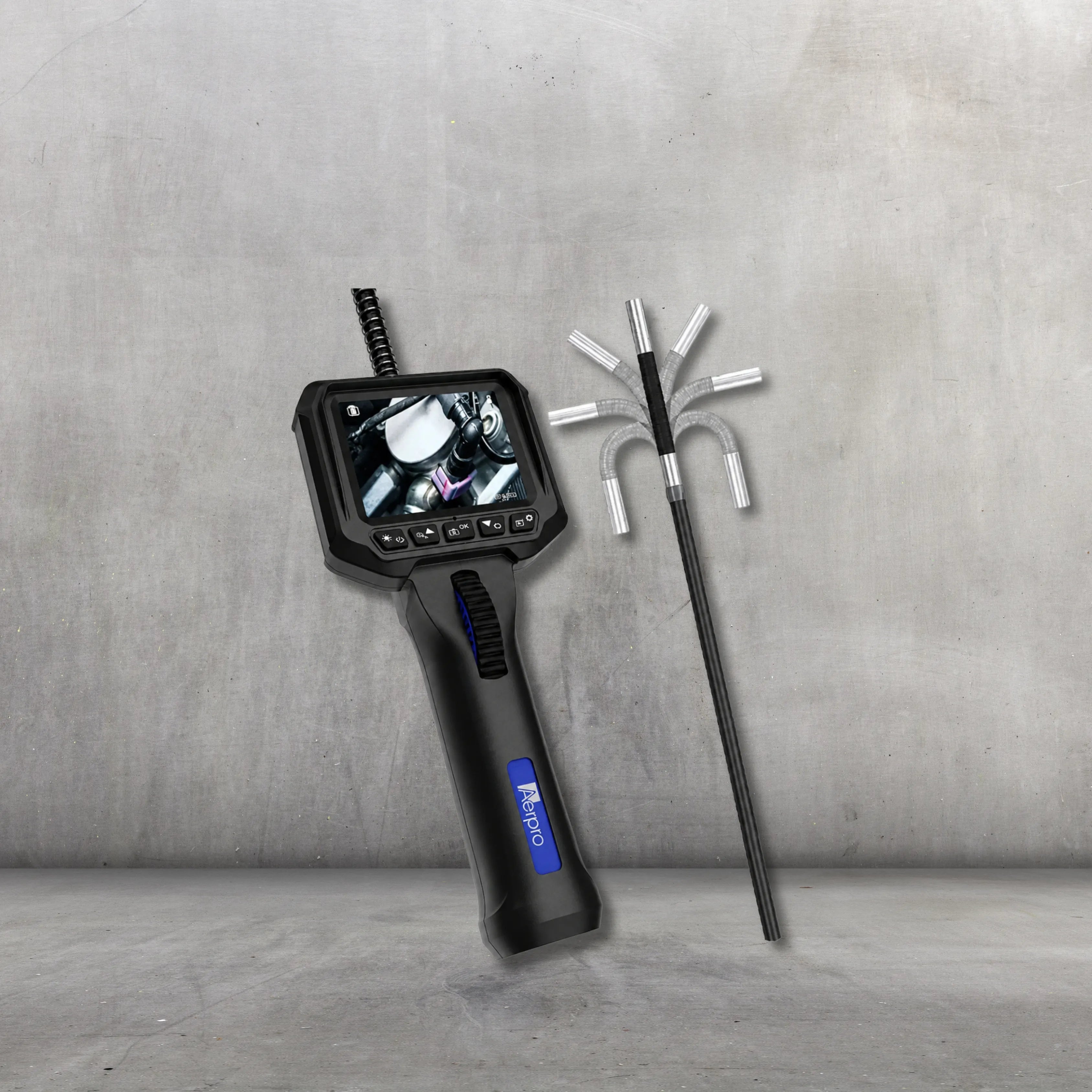 Aerpro G9130HD - 2-Way Articulating Borescope HD 1080p Inspection Camera