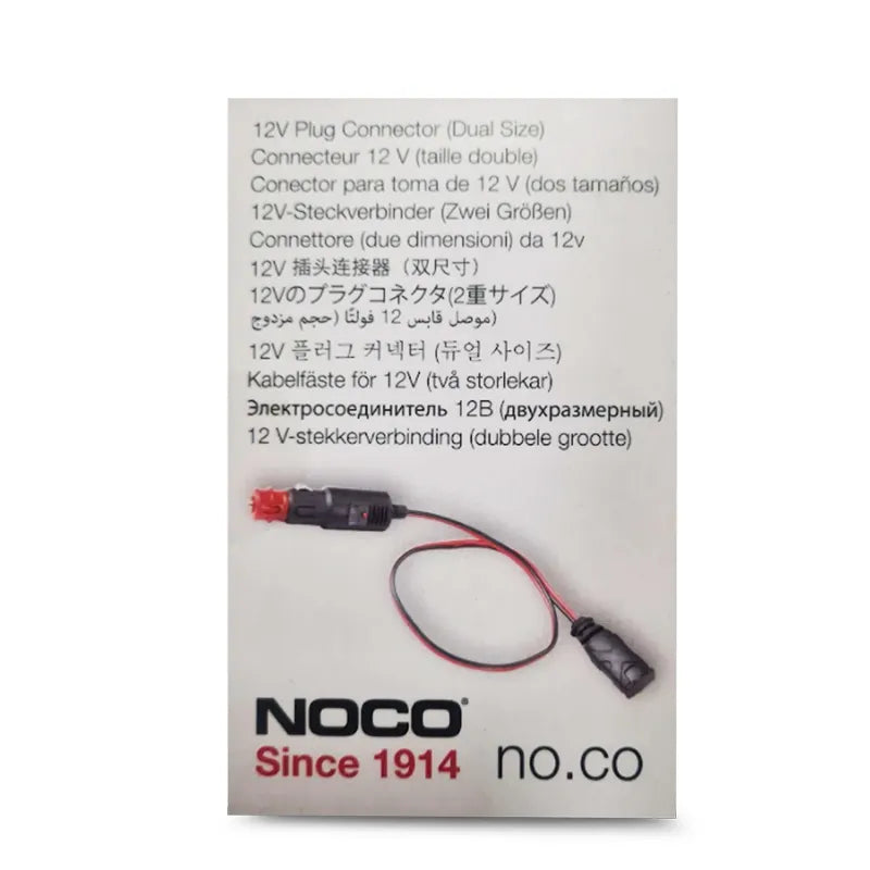NOCO GC011 X-Connect 12 Volt Dual-Size Male Plug