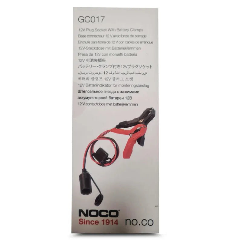 NOCO GC017 12 Volt Plug with Battery Clamps