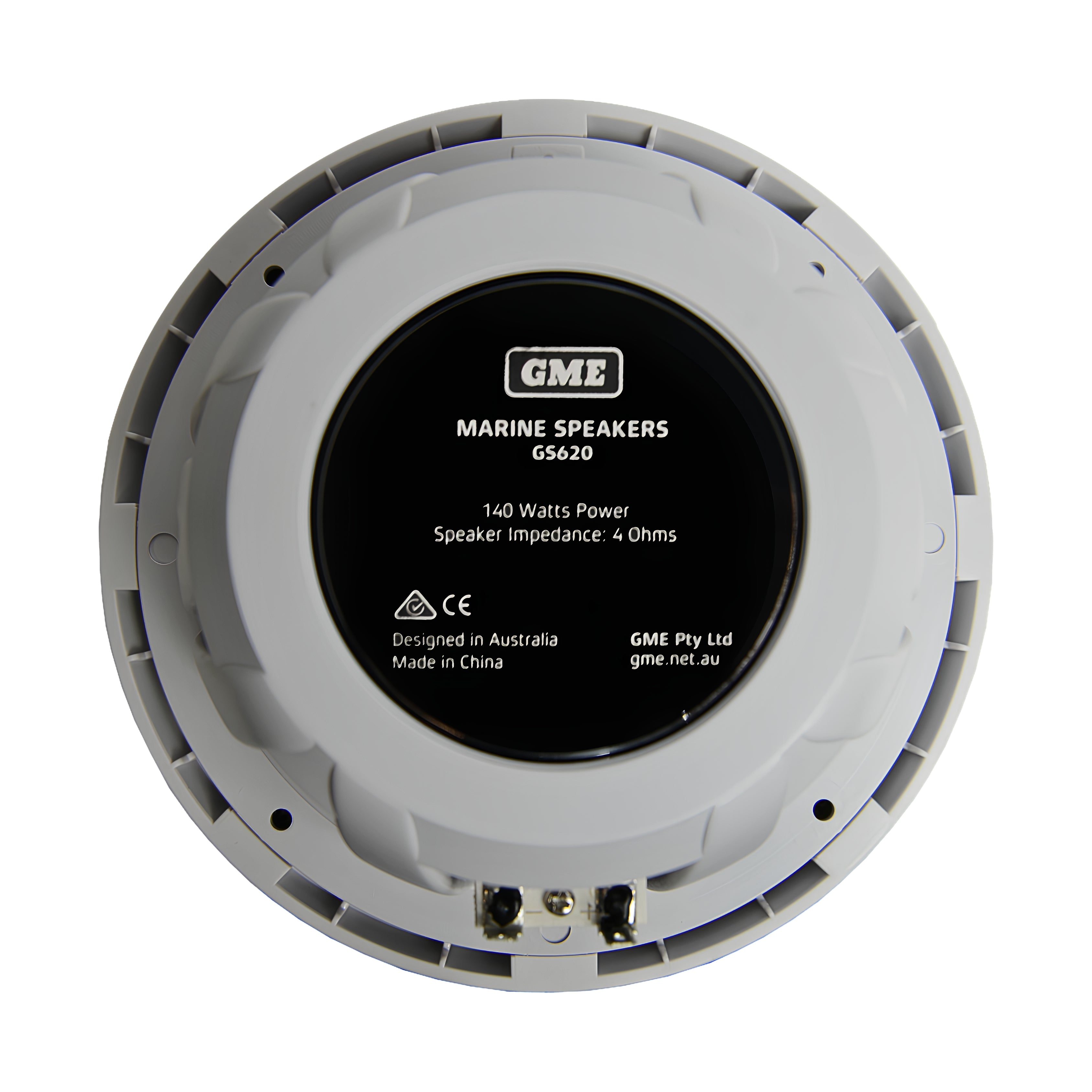 GME GS620W 140W IP54 Marine Flush Mount Speakers White