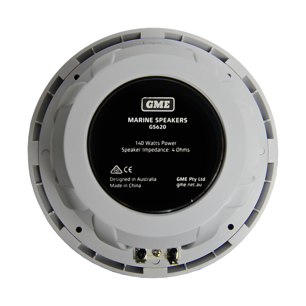 GME GS620W 140W IP54 Marine Flush Mount Speakers White