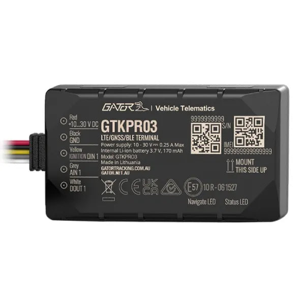 Gator GTKPRO3 4G LTE CAT-1 Vehicle GPS Tracking System