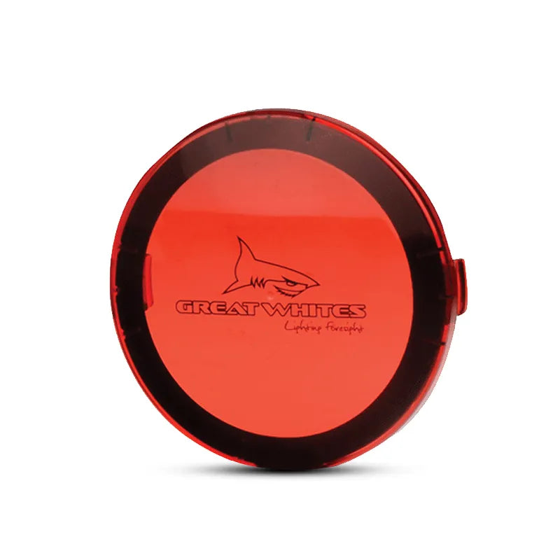 Great Whites GWA0006 Driving Light Polycarbonate Lens Cover Red
