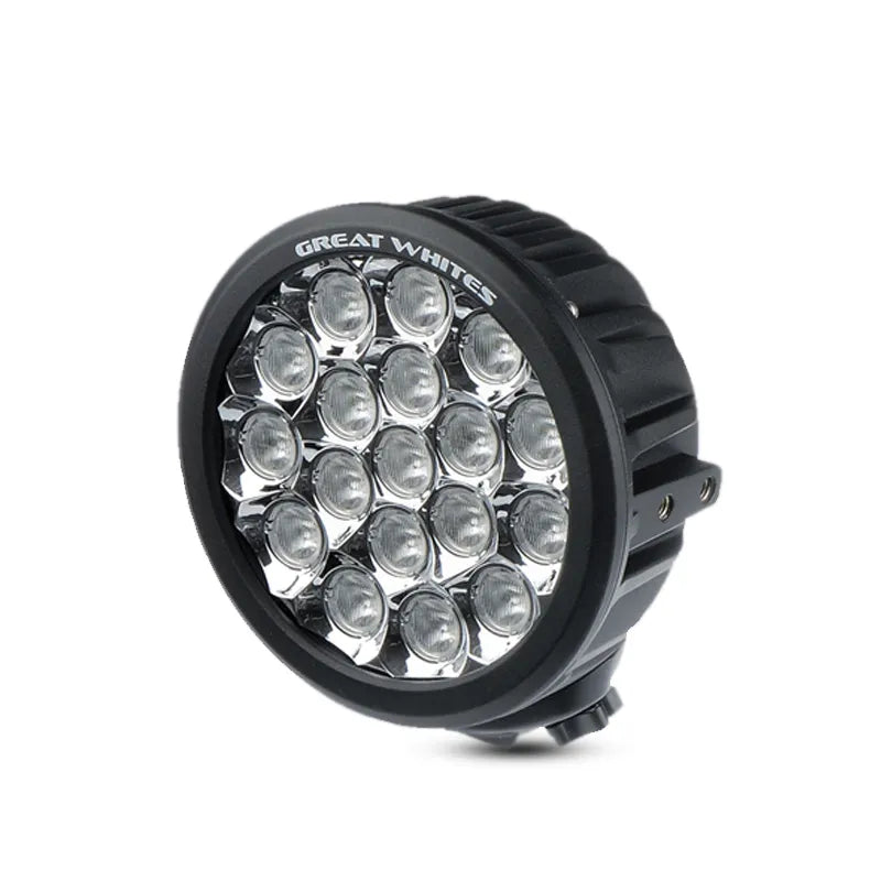 Great Whites GWR5182 170 18 LED 4x4 Wide Angle Round Driving Light