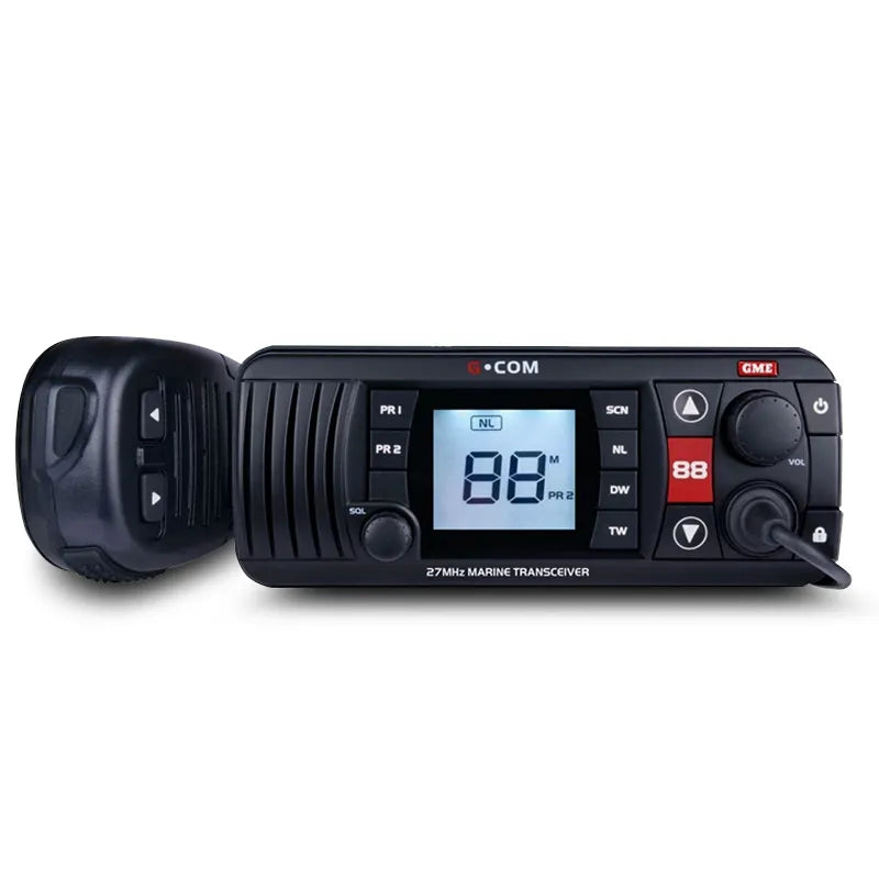 GME GX400B 27MHz Marine/CB Radio - Black