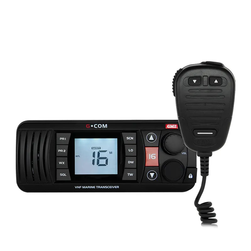 GME GX700B VHF Marine Radio - Black