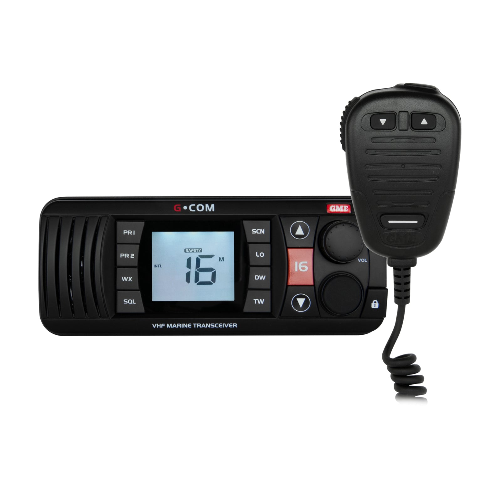 GME GX700B VHF Marine Radio - Black