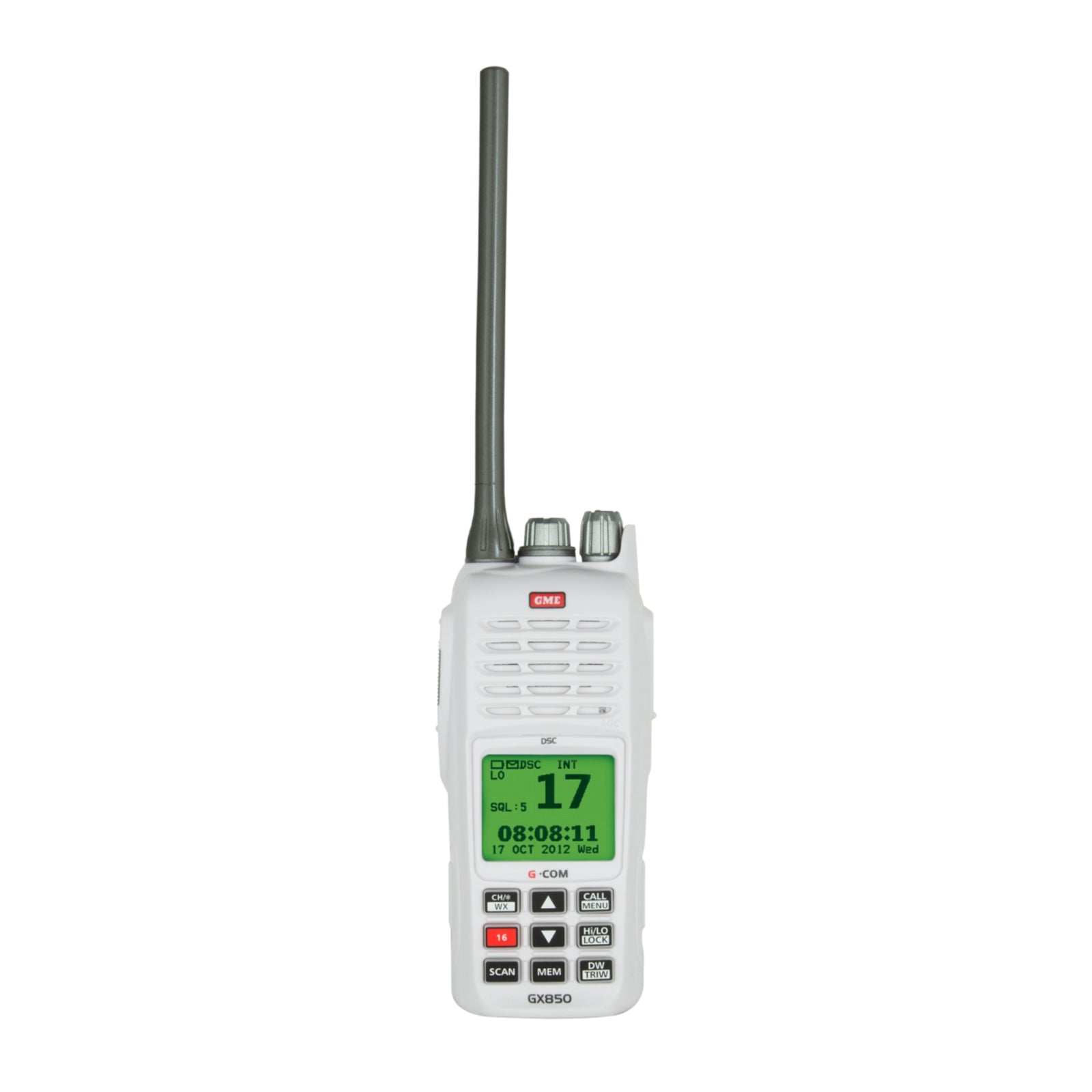 GME GX850W Handheld Marine VHF Radio with DSC and GPS