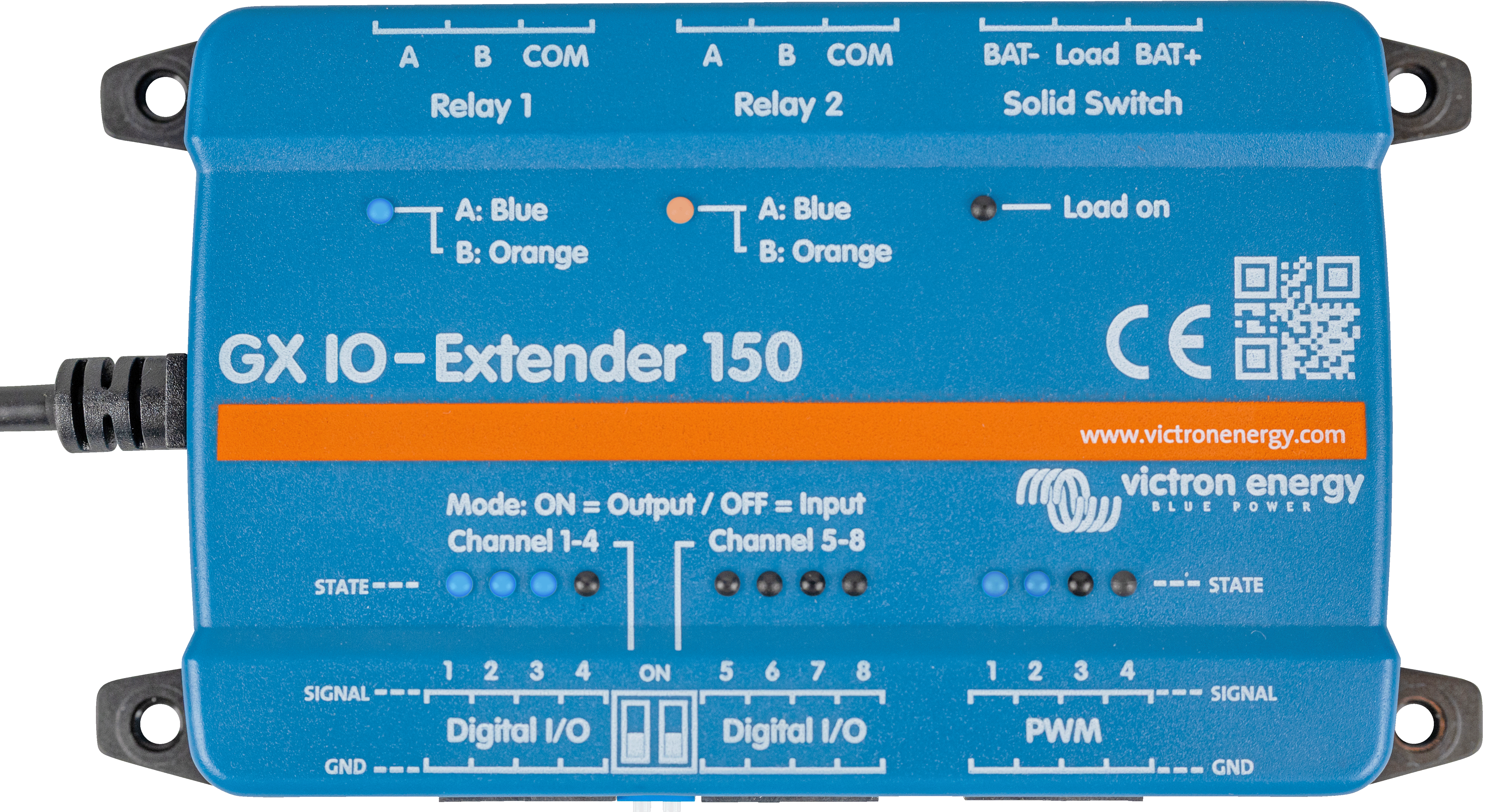 Victron Energy BPP900800150 GX IO-Extender 150 | 8 Digital I/Os USB Expansion