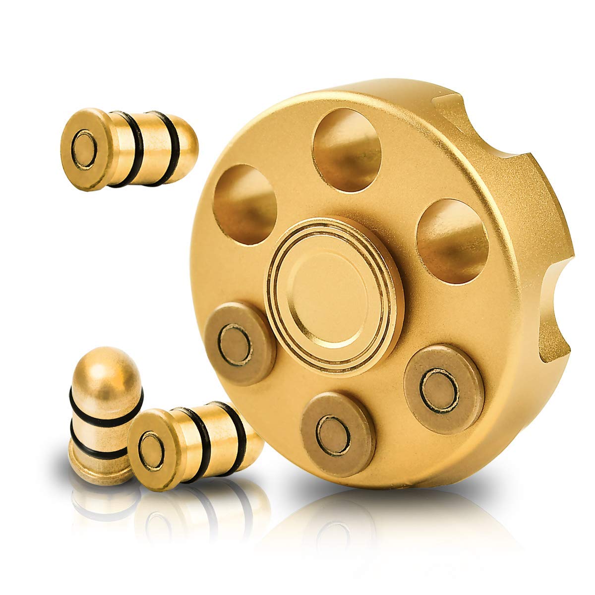 ADHIX ADXPRO - Alloy Brass Revolver Metal Spinner Fidgeting Toy
