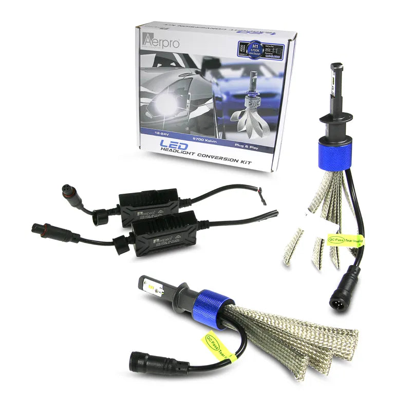 Aerpro H1LED4K H1 LED Headlight Globe 5700 Kelvin