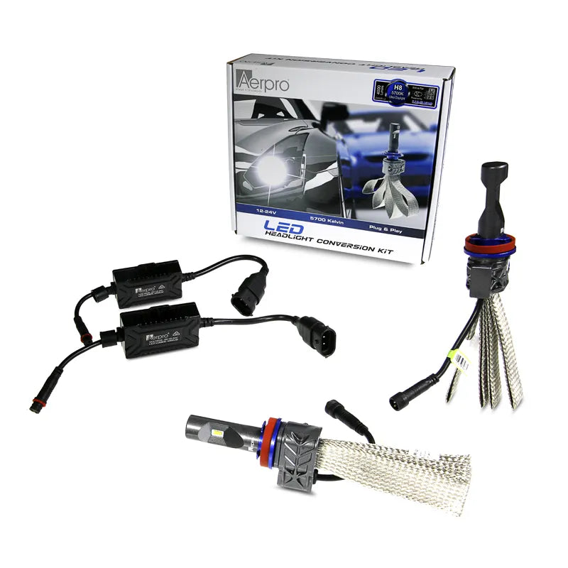 Aerpro H8LED4K H8 LED Headlight Globe 5700 Kelvin