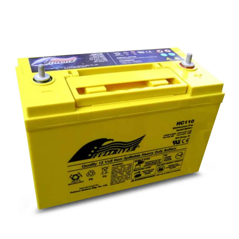 Fullriver HC110 - (PC2150 STUD) HC Series 12V 110Ah Advanced AGM No-Compromise Dual-Purpose Battery
