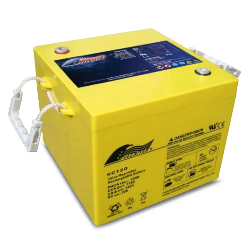 Fullriver HC120 - (PC2250) HC Series 12V 120Ah Advanced AGM No-Compromise Dual-Purpose Battery