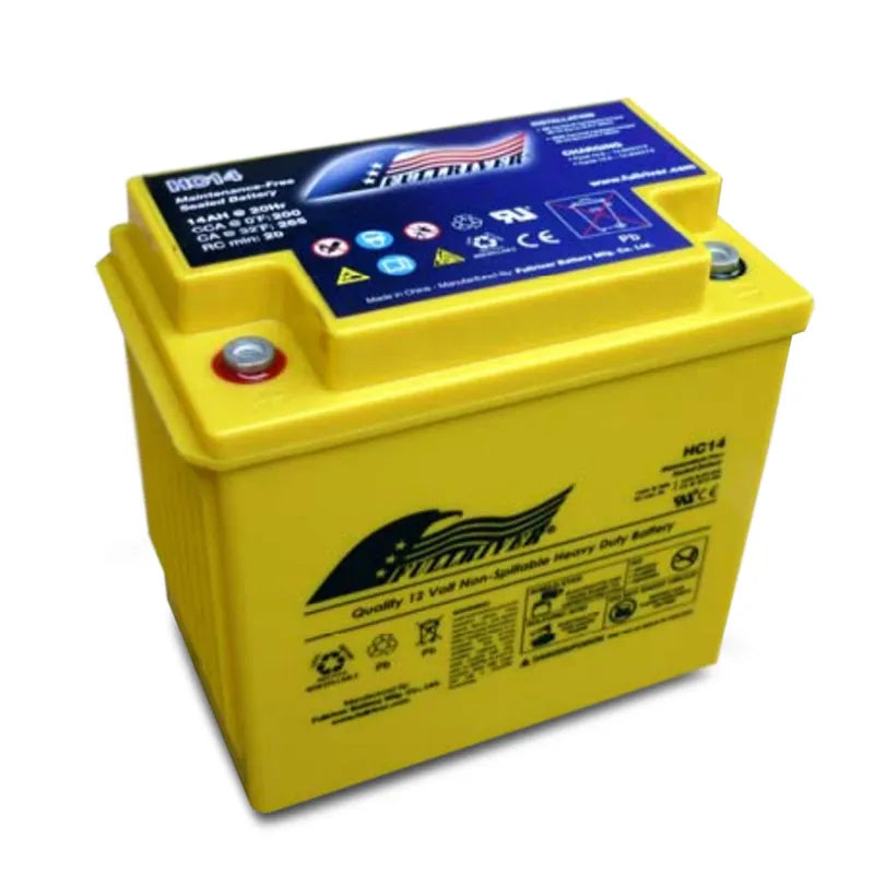 Fullriver HC14A - (PC535) HC Series 12V 14Ah Advanced AGM No-Compromise Dual-Purpose Battery
