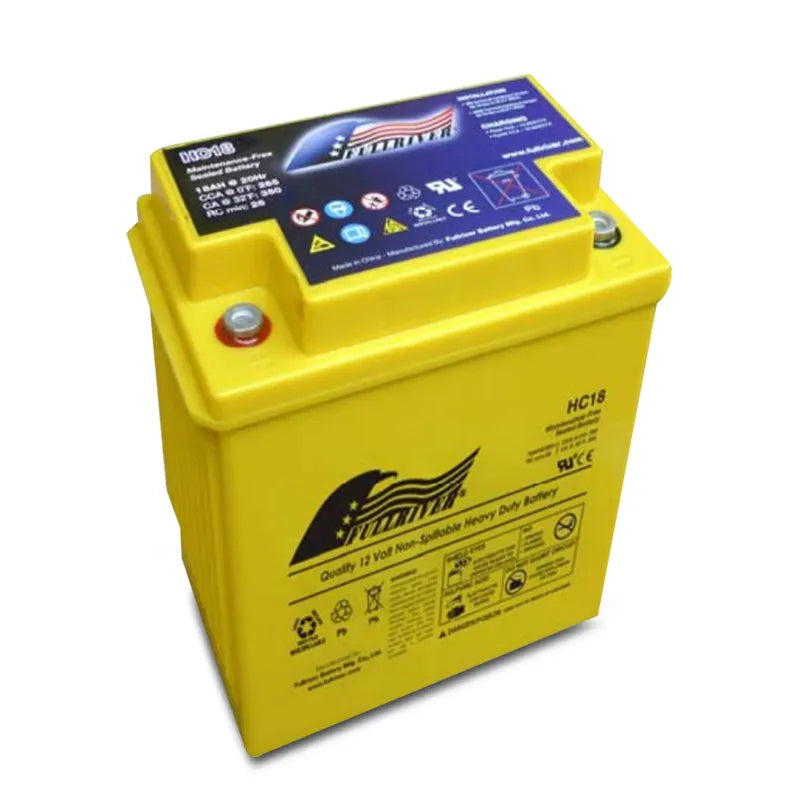 Fullriver HC18 - (PC625) HC Series 12V 18Ah Advanced AGM No-Compromise Dual-Purpose Battery