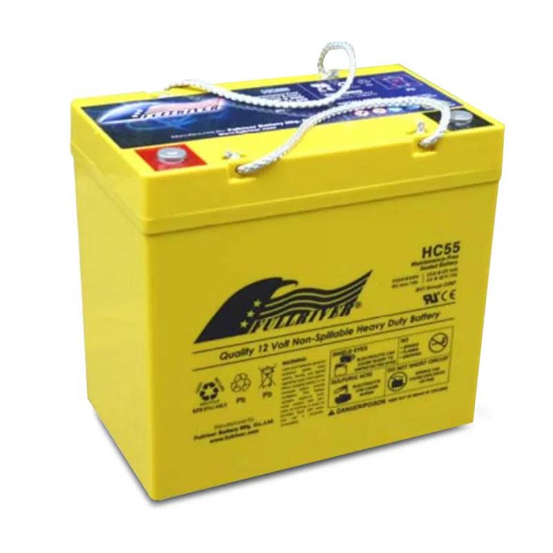 Fullriver HC55 HC Series 12V 55Ah Advanced AGM No-Compromise Dual-Purpose Battery