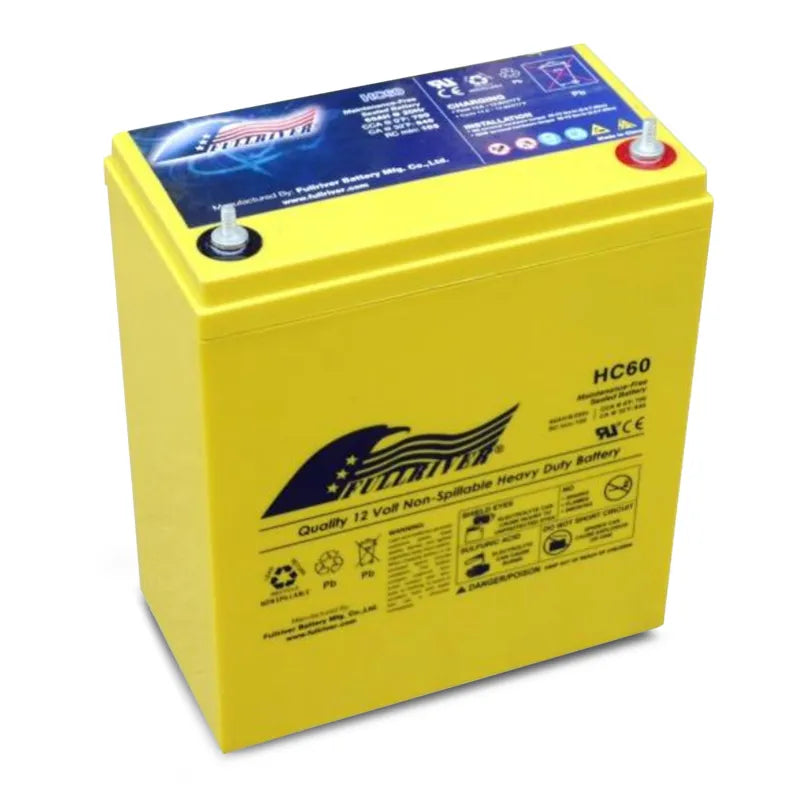 Fullriver HC60 - (Extreme 60) HC Series 12V 60Ah Advanced AGM No-Compromise Dual-Purpose Battery