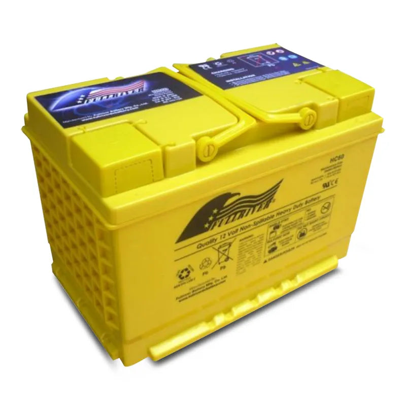 Fullriver HC60B - (DIN - L3) HC Series 12V 60Ah Advanced AGM No-Compromise Dual-Purpose Battery