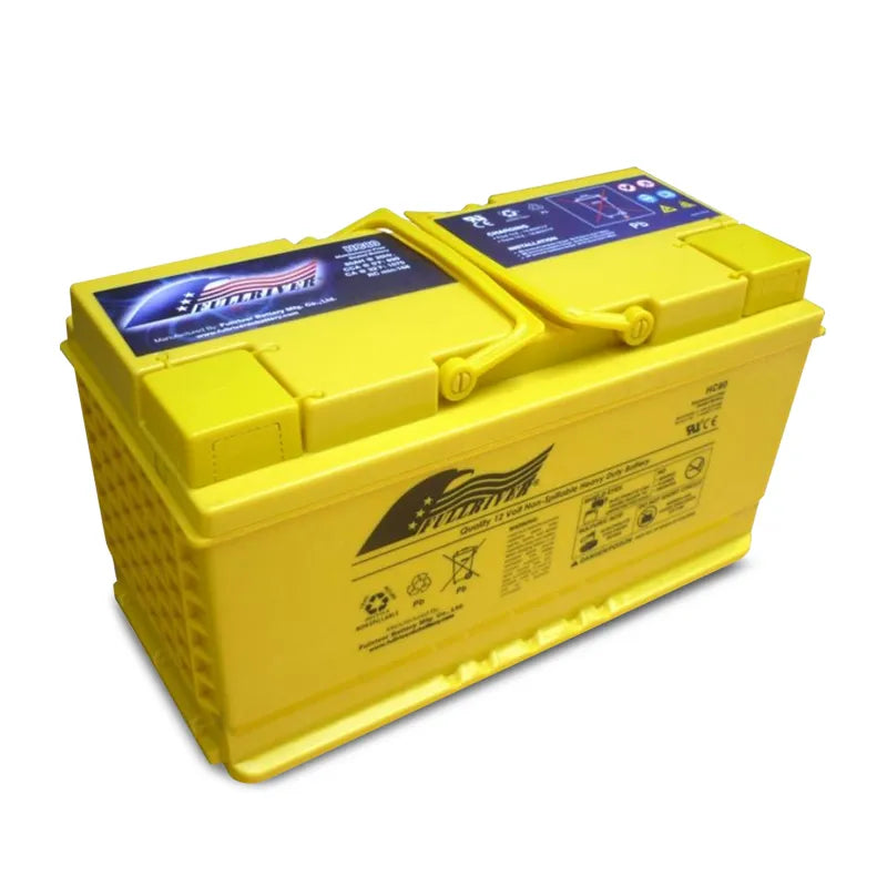 Fullriver HC80 - (DIN - L5) HC Series 12V 80Ah Advanced AGM No-Compromise Dual-Purpose Battery