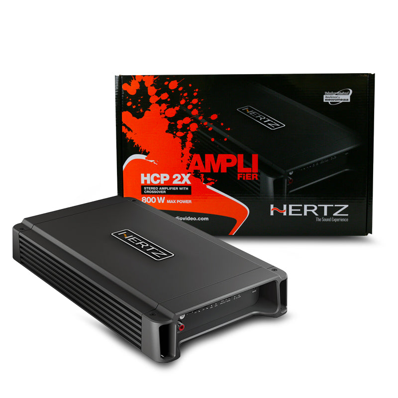 Hertz HCP 2X 800W 2-Channel High Power AB-Class Stereo Amplifier