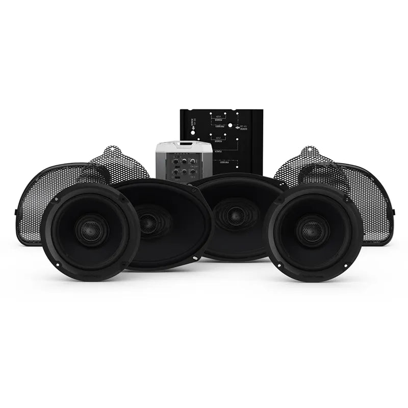 Rockford Fosgate HD14CVO-STAGE2 2014+ Harley-Davidson® Road Glide® CVO & Street Glide® CVO 4 Speaker & Amp Kit (Gen-2)