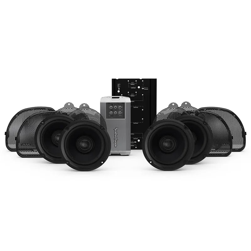 Rockford Fosgate HD14U-STAGE2 2014+ Harley-Davidson® Road Glide® Ultra & Electra Glide® Ultra Classic® 4-Speaker & Amp Kit (Gen-2)