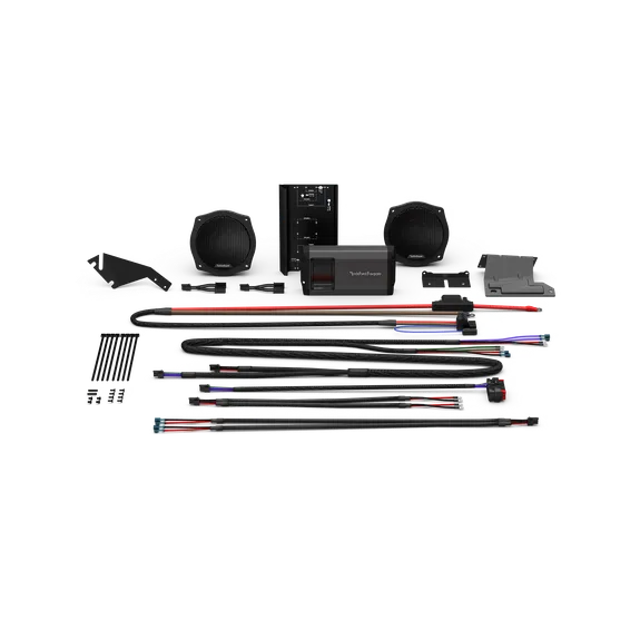 Rockford Fosgate HD9813SG-STG2 Stage 2 Speaker and Amplifier Kit for 1998-2013 Harley-Davidson Street Glide and Electra Glide