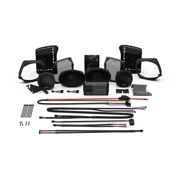 Rockford Fosgate HD9813SG-STG3 Stage 3 Speaker and Amplifier Kit for 1998-2013 Harley-Davidson Street Glide and Electra Glide