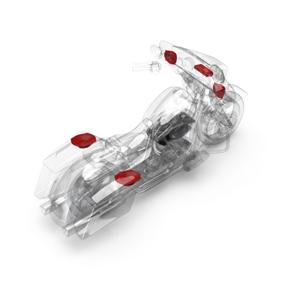 Rockford Fosgate HD9813SG-STG3 Stage 3 Speaker and Amplifier Kit for 1998-2013 Harley-Davidson Street Glide and Electra Glide