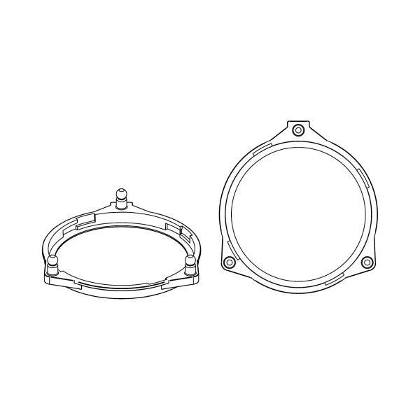 HELIX CFMK100 MB.4 | FlexMount100 Adaptor Ring Kit | 4" Midrange Adapter