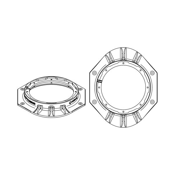HELIX CFMK165 FOR.4 (FDM) FlexMount165 Adaptor Ring Kit | 6.5" Midbass Adapter