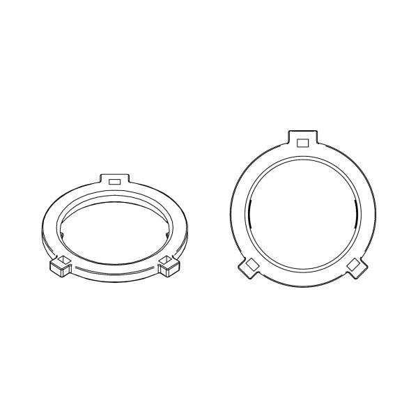 HELIX CFMK20 VW.2 | FlexMount20 Adaptor Ring Kit | VW/Skoda/Seat Tweeter Adapter