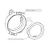 HELIX CFMK25 PSA.1 | FlexMount25 Adaptor Ring Kit | Peugeot/Citroen Tweeter Adapter