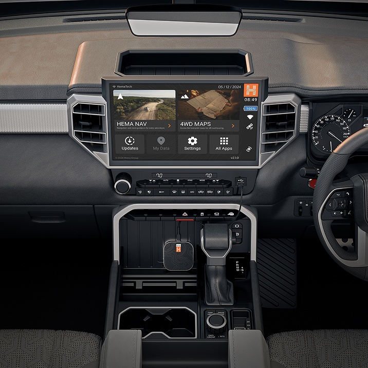 Hema HX-Box GPS Navigation Module with Hema Nav 3-Year Subscription and Wireless Apple CarPlay Android Auto