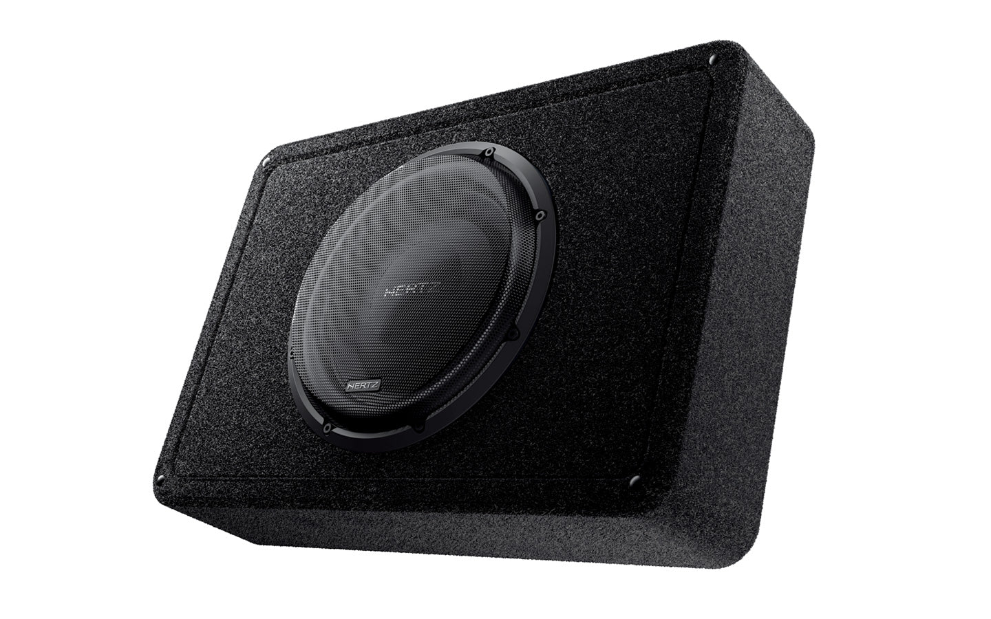 Hertz MPBX250S2 10" Active Subwoofer Ultra-Shallow Sealed Enclosure