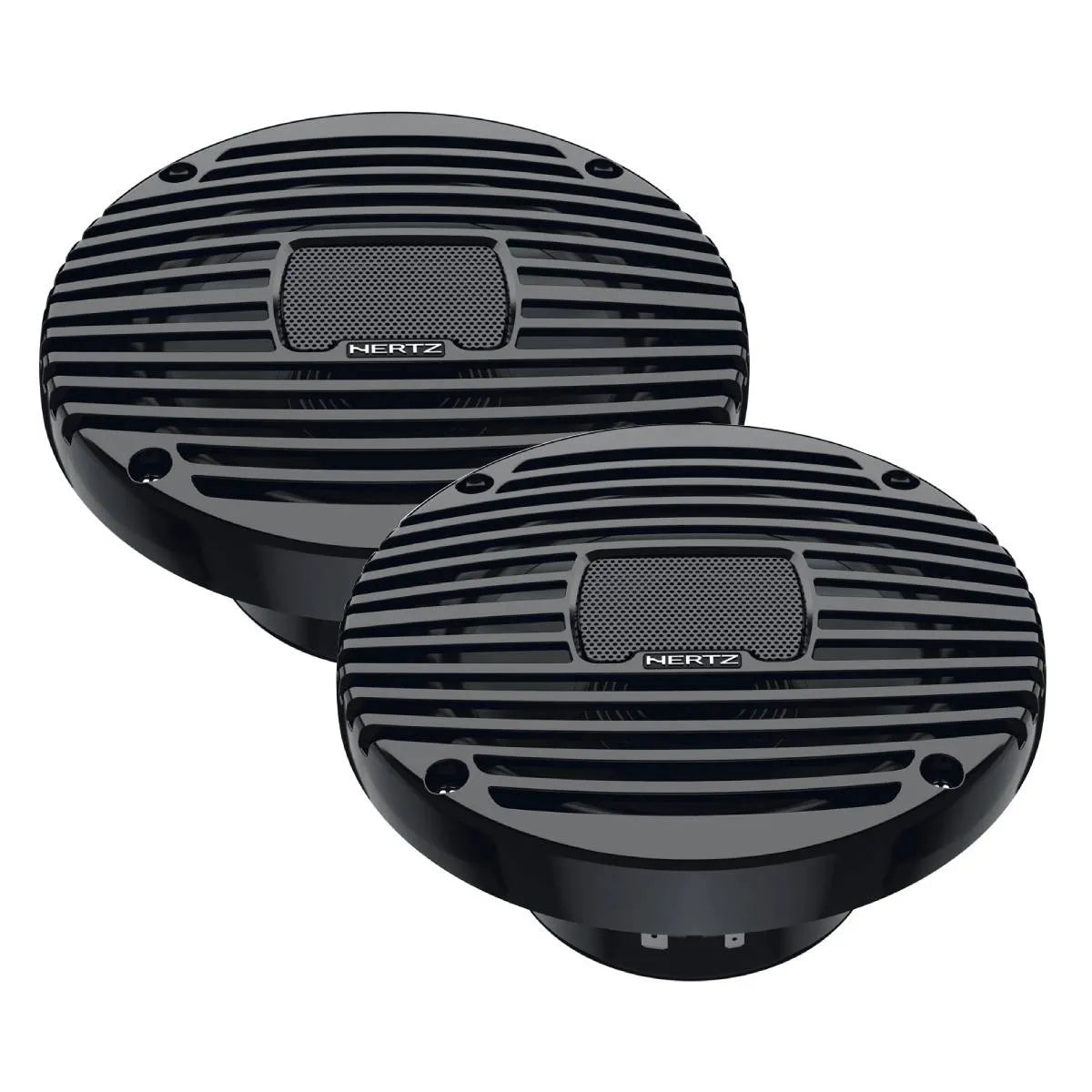 Hertz HEX65MTC Marine 6.5" 100W 2-Way Coaxial Total-Charcoal Speaker - Pair (HEX 6.5 M - TC)