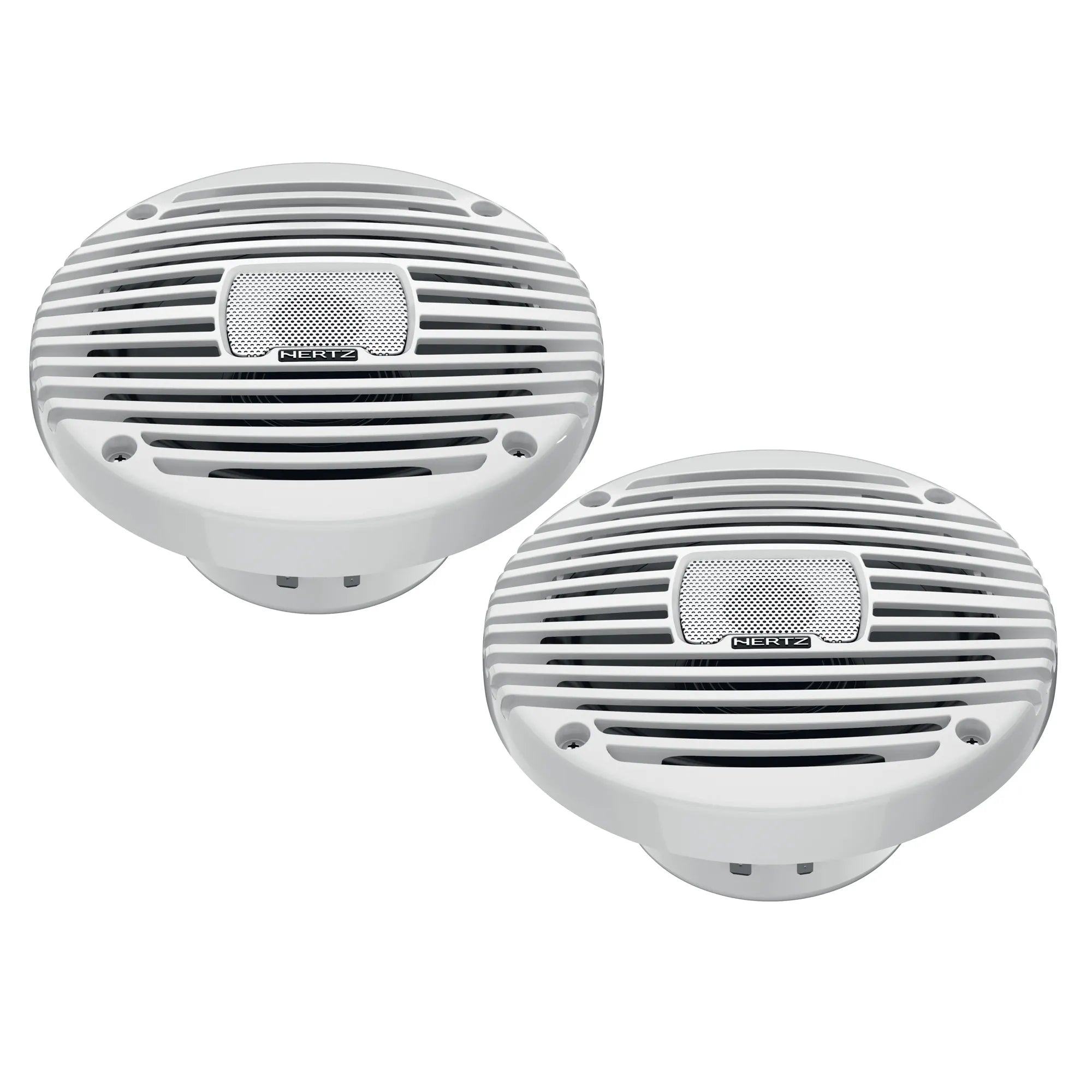 Hertz HEX 6.5 M -TW 6.5" 100W Total-White Marine Coaxial Speaker - Pair