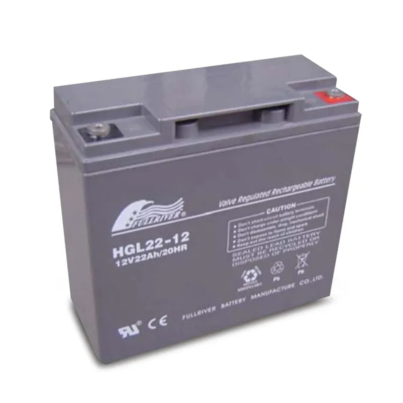 Fullriver HGL22-12 HGL Series 12V 22Ah General Purpose AGM Valve-Regulated Lead Acid Battery