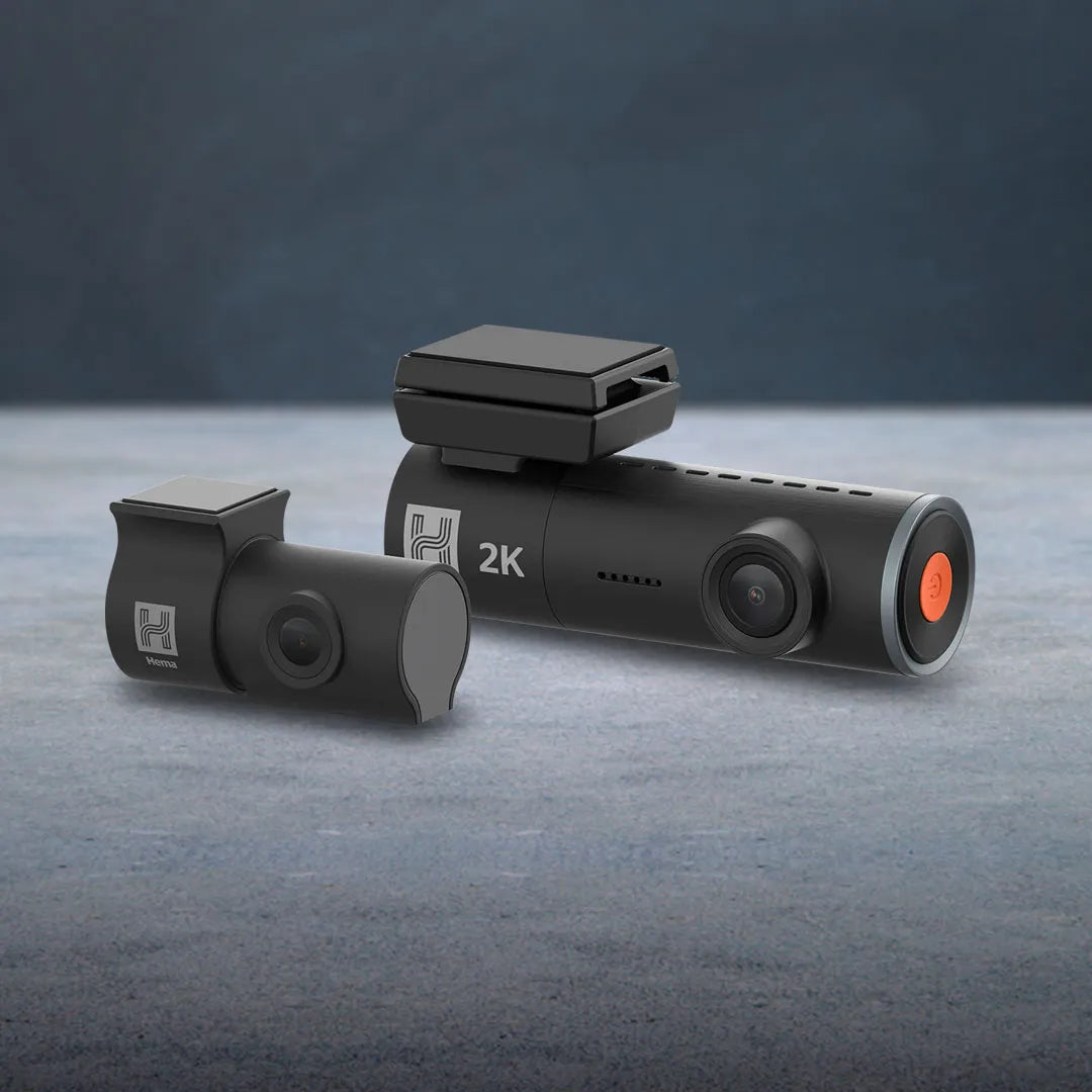 Hema HM-DVR2 2K QHD Discreet Dual Channel Dashcam