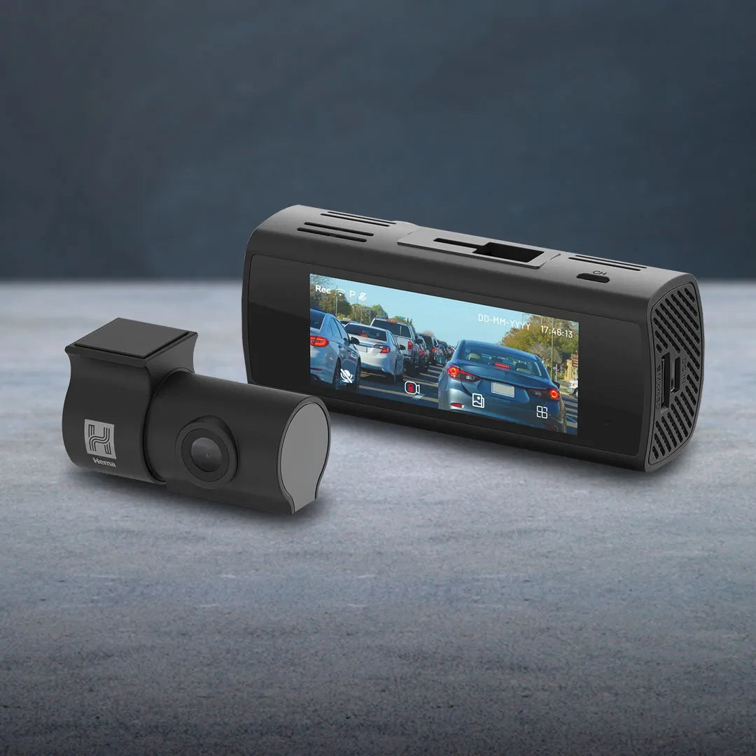 Hema HM-DVR22 Dual Channel Dash Camera with 3.2