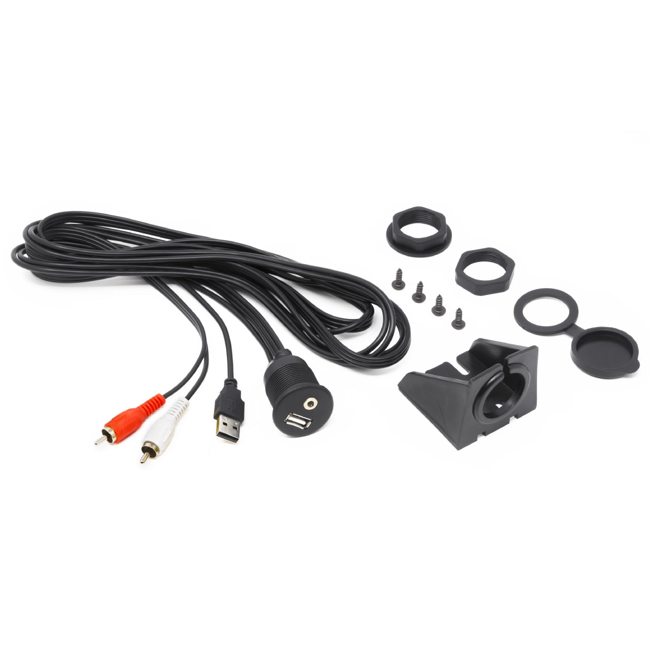 Hertz HMAUSBAU Marine USB & AUX IN Extension Cable - 2 Metres