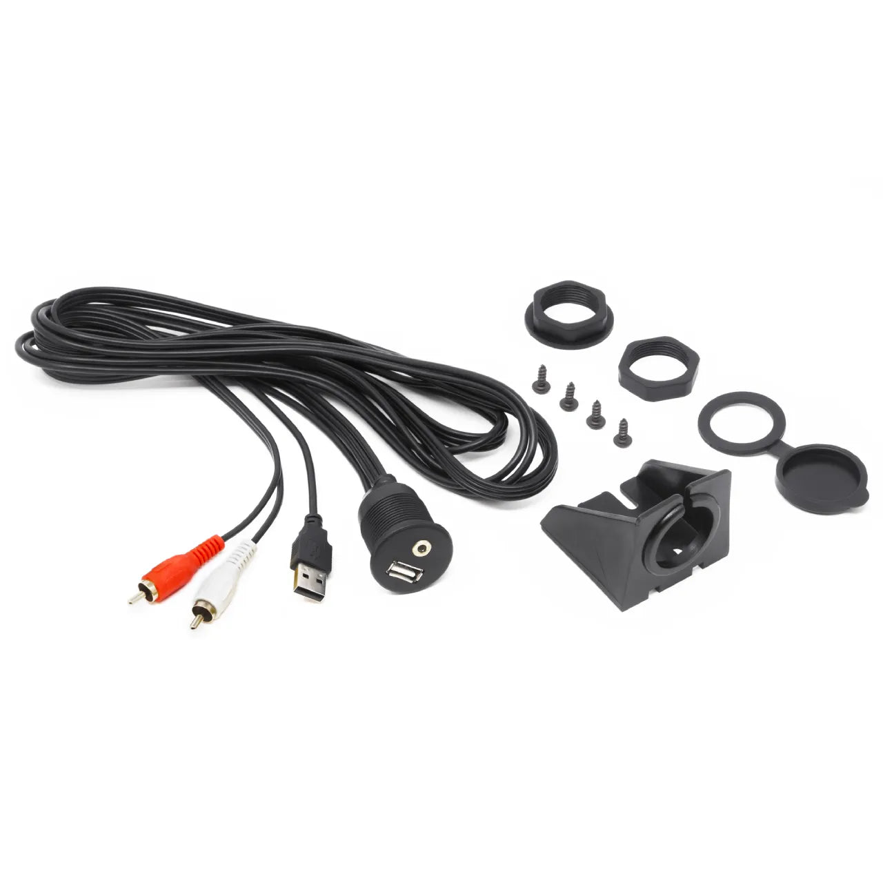 Hertz HMAUSBAU Marine USB & AUX IN Extension Cable - 2 Metres