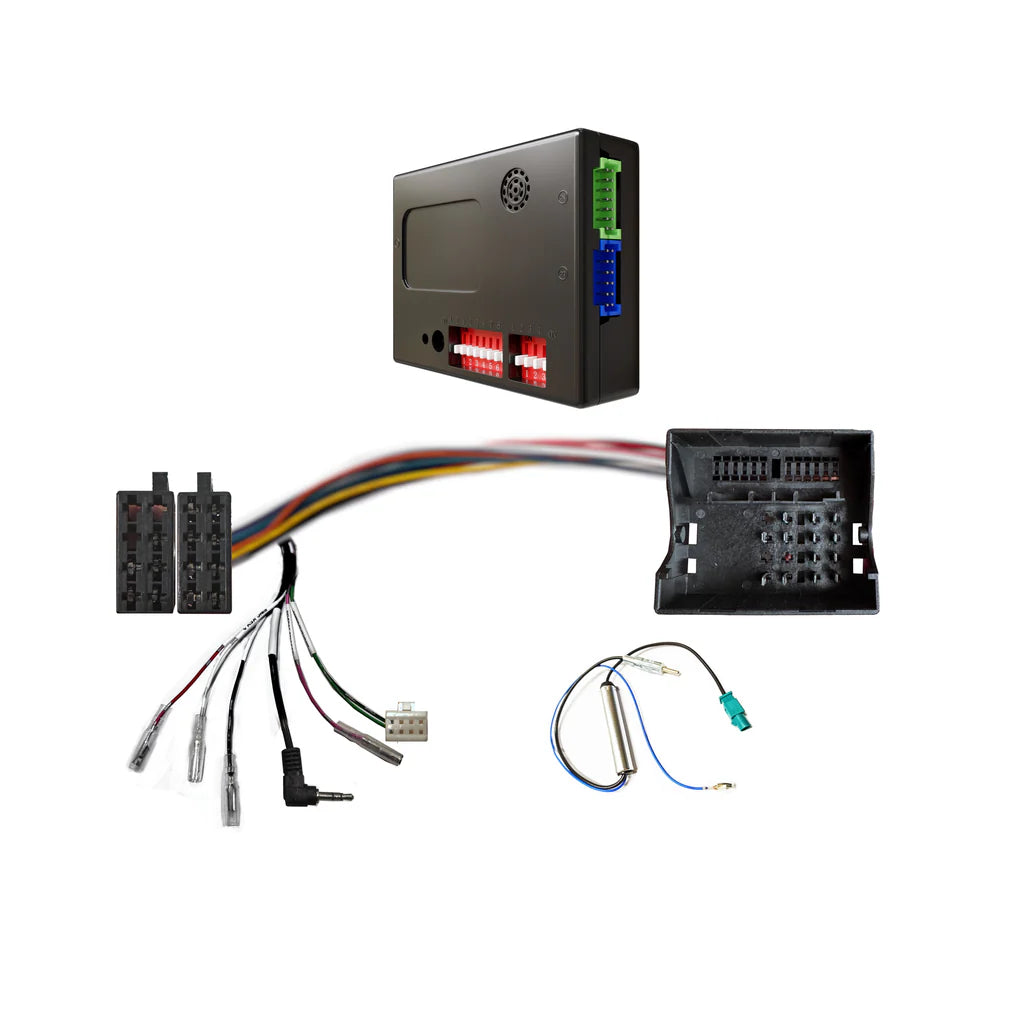 CAC HMB2K Wiring Harness - Plug-and-Play Integration Harness for Mercedes-Benz 2005+ with Steering Wheel Control and Antenna Retention