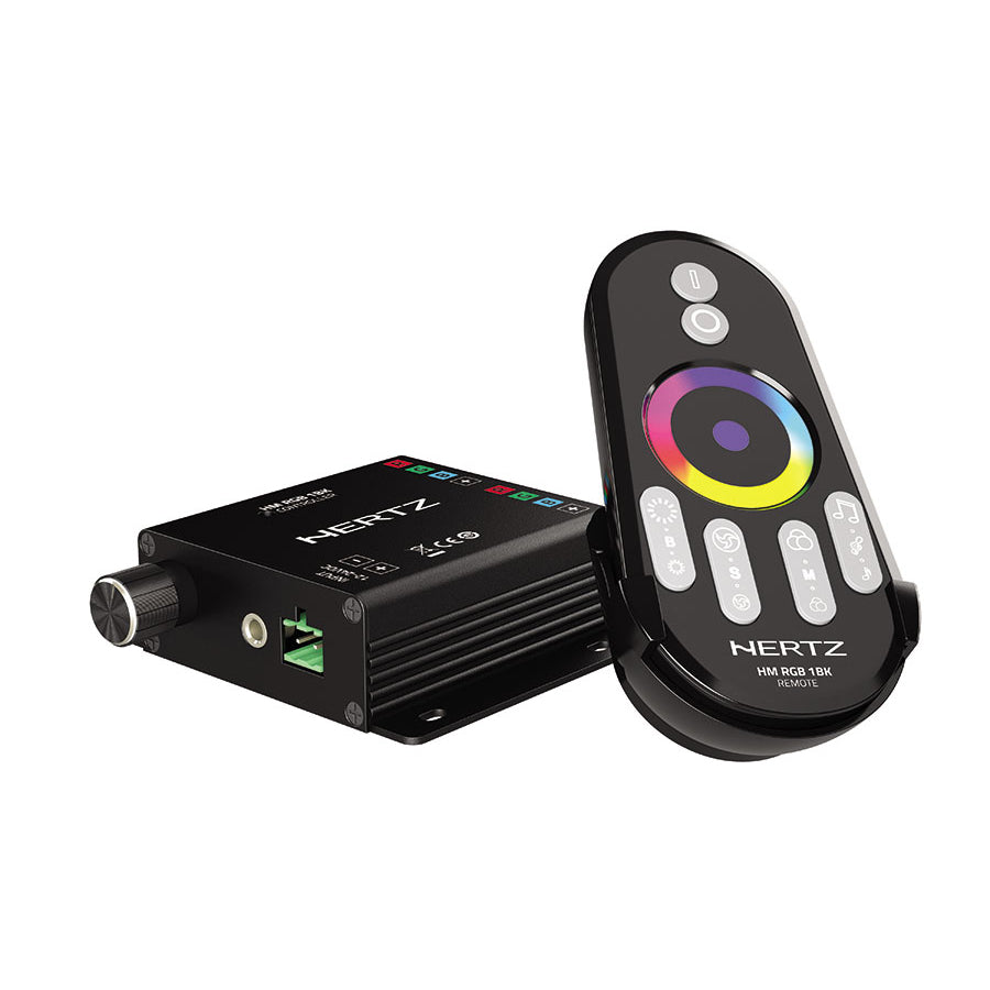 Hertz HM RGB 1 BK Marine LED Lighting RGB Controller With RF Remote Control