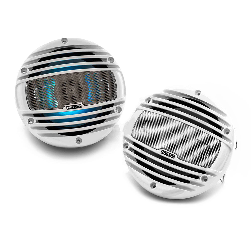 Hertz HMX 6.5 LD 6.5" 150W 2-Way Marine Coaxial Speakers With RGB LED Lighting