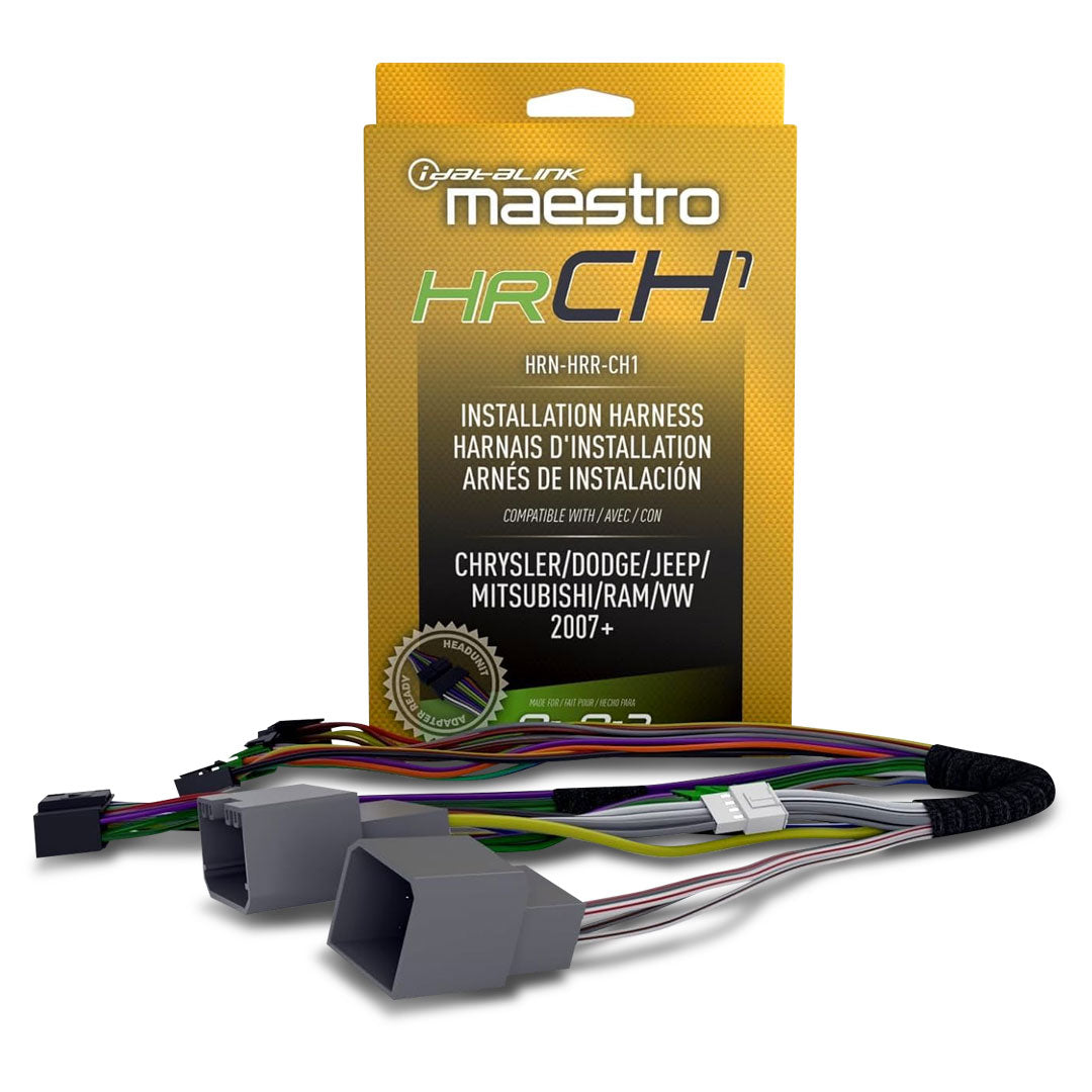 iDatalink Maestro HRN-HRR-CH1 Plug-N'-Play T-Harness For CH1 Chrysler/Dodge/Jeep Vehicles (HRCH1)