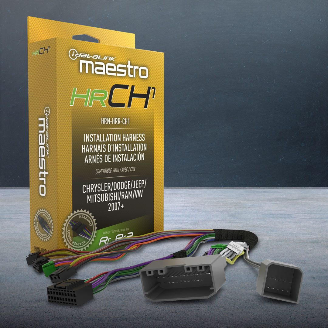iDatalink Maestro HRN-HRR-CH1 Plug-N'-Play T-Harness For CH1 Chrysler/Dodge/Jeep Vehicles (HRCH1)