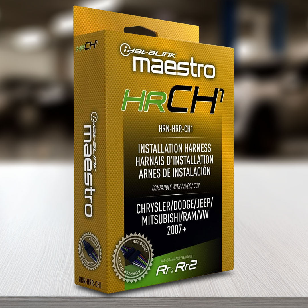 iDatalink Maestro HRN-HRR-CH1 Plug-N'-Play T-Harness For CH1 Chrysler/Dodge/Jeep Vehicles (HRCH1)