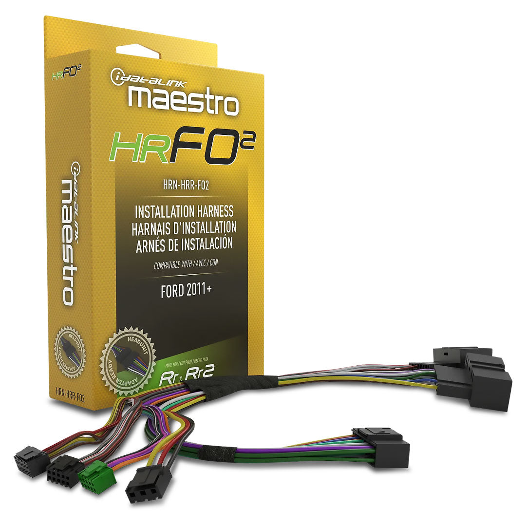 iDatalink Maestro HRN-HRR-FO2 | Plug-N'-Play T-Harness | For FO2 Ford Vehicles With HU Connectors
